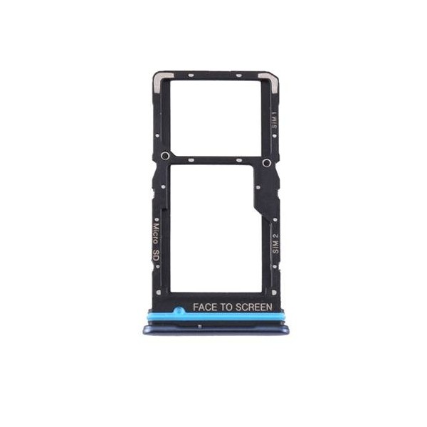 Comprar Bandeja Sim y Microsd Xiaomi Mi 10T Lite Azul  . Distribuidores profesionales.