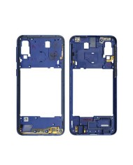 Carcasa Intermedia Samsung Galaxy A40 (A405) Azul