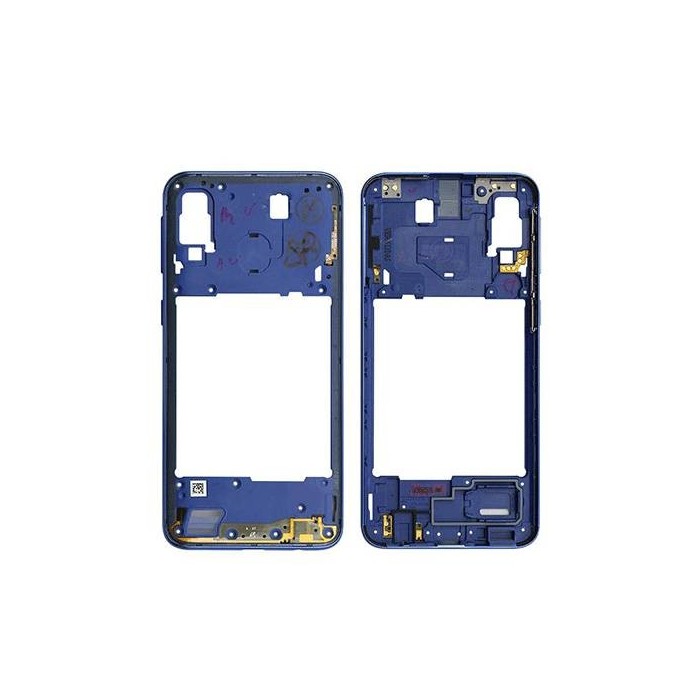 Carcasa Intermedia Samsung Galaxy A40 (A405) Azul