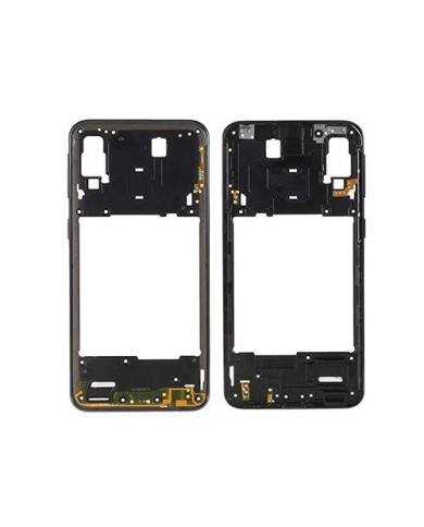 Carcasa Intermedia Samsung Galaxy A40 (A405) Negra