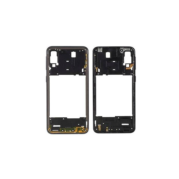 Carcasa Intermedia Samsung Galaxy A40 (A405) Negra