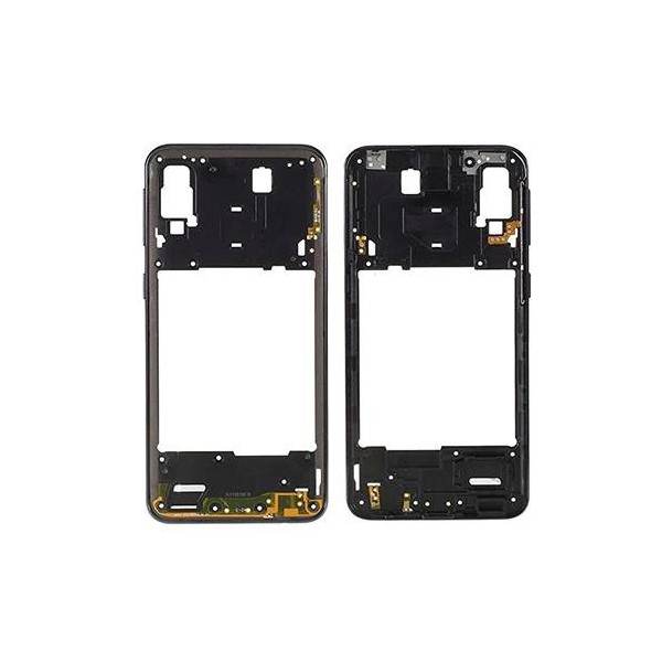 Carcasa Intermedia Samsung Galaxy A40 (A405) Negra