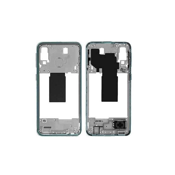 Carcasa Intermedia Samsung Galaxy A40 (A405) Plata