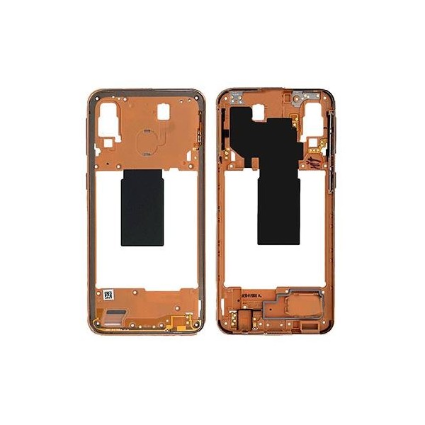 Carcasa Intermedia Samsung Galaxy A40 (A405) Naranja