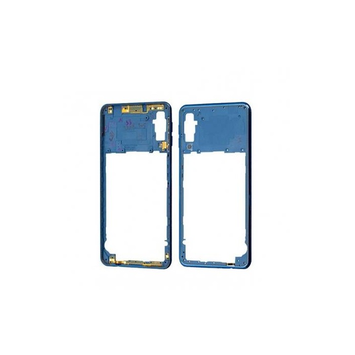 Carcasa Intermedia Samsung Galaxy A7 2018 A750 Azul