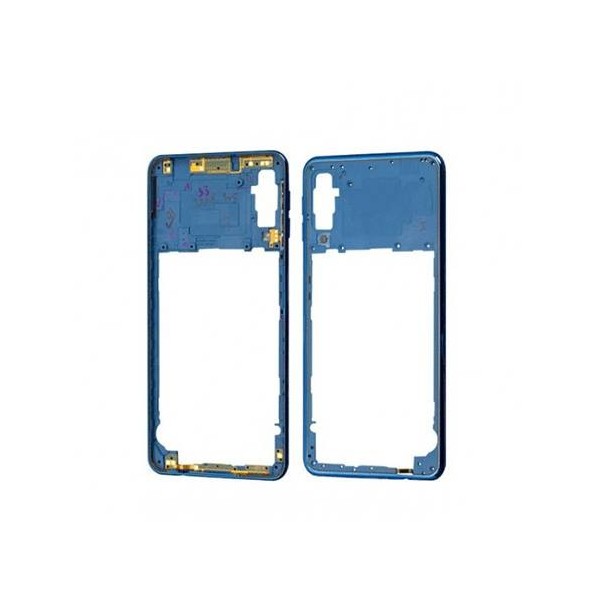Carcasa Intermedia Samsung Galaxy A7 2018 A750 Azul