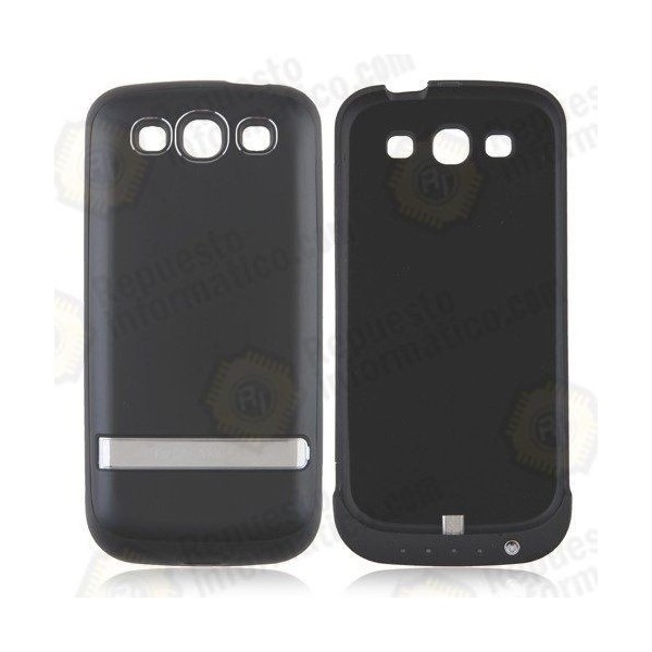 Carcasa bateria Samsung galaxy s3  3200 mah Negro