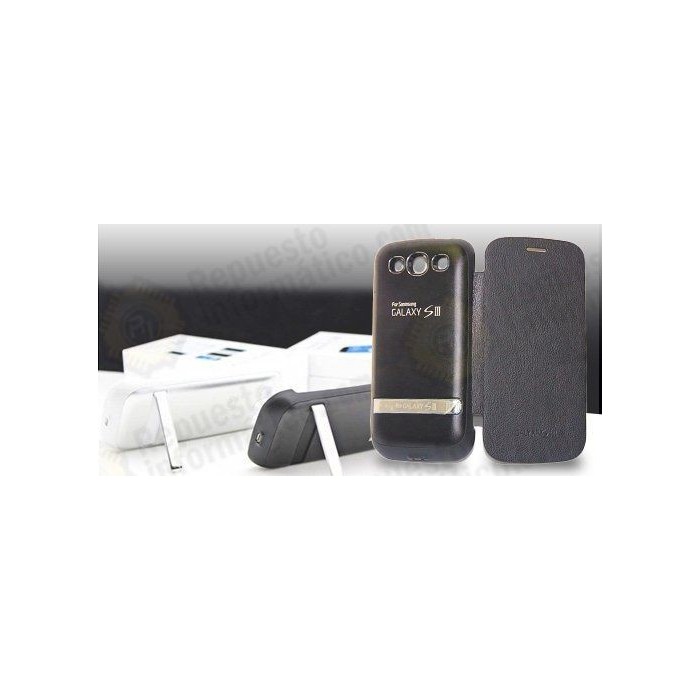 Carcasa bateria Samsung galaxy s3  3200 mah Negro