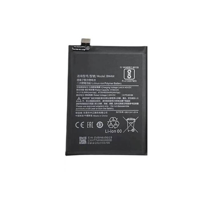 Bateria para Xiaomi Mi 10T Lite 5G (BM4W) M2007J17G