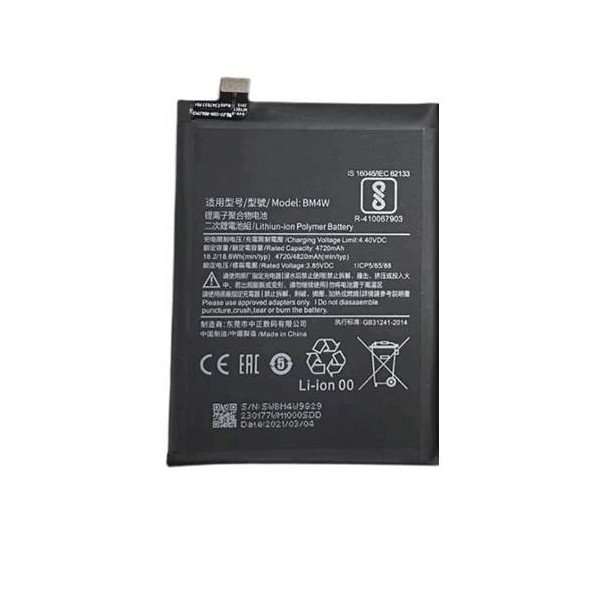 Bateria para Xiaomi Mi 10T Lite 5G (BM4W) M2007J17G