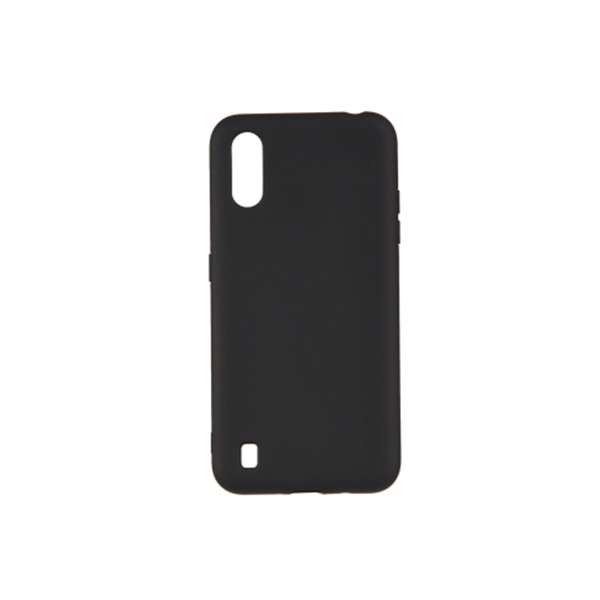 Funda Silicona Negra para Samsung Galaxy A01 (A015)