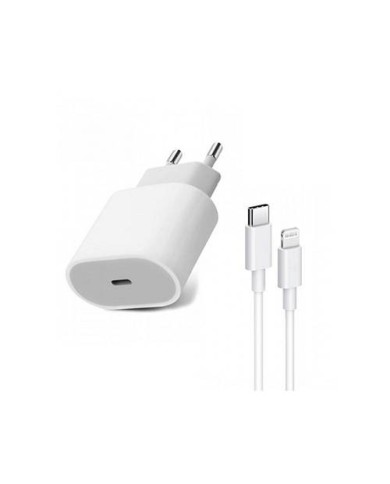 Comprar Cargador 20W USB-C y Cable USB C a Lighting para iPhone