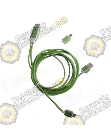 Adaptador Samsung Galaxy S4 / S3  -  Note 2 / Note 3 MHL 2.0 HDTV HDMI (VERDE)