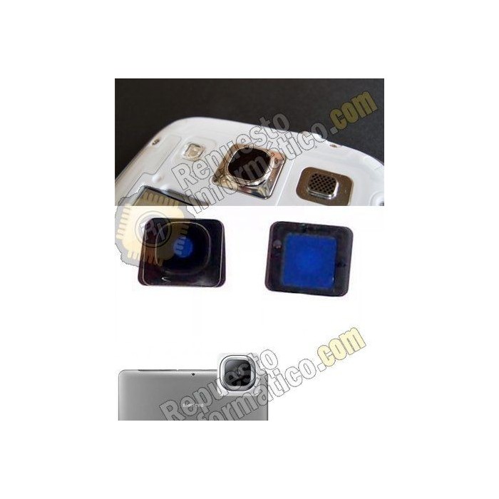 Protector metalico + cristal protector de camara para Samsung Galaxy S3 (i9300)