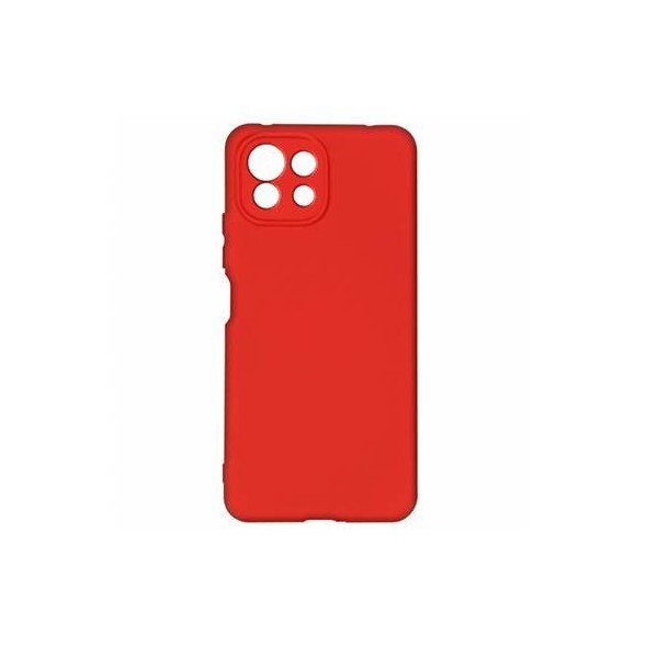 Funda Silicona Premium para Xiaomi Mi 11 Lite, Mi 11 Lite 5G Roja