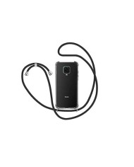 Funda Negra con Cordones para Xiaomi Redmi Note 9s