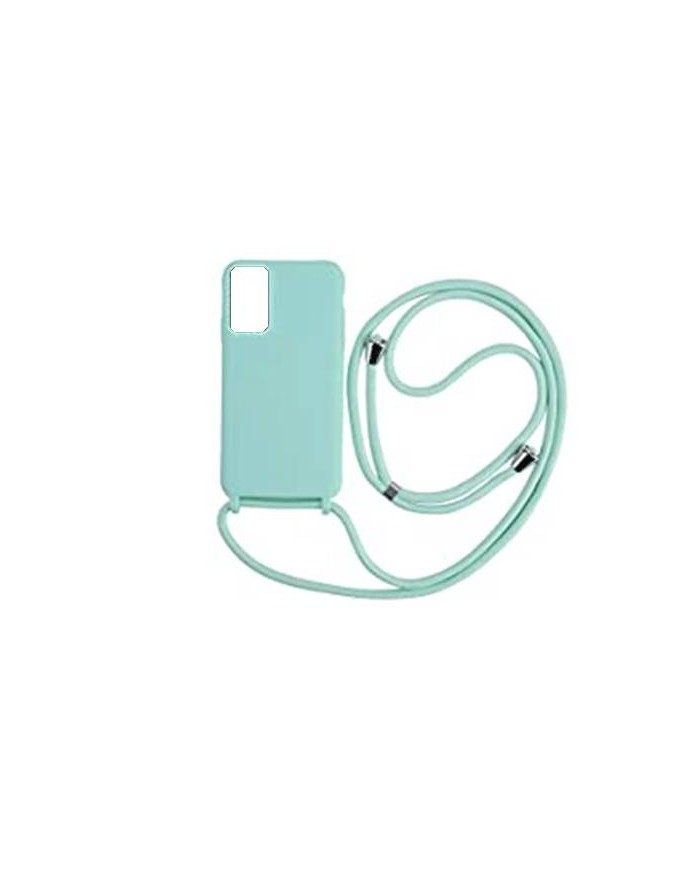 Funda de Silicona Premium con Cordones Samsung Galaxy S22 Verde Menta