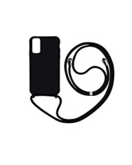 Funda de Silicona Premium con Cordones Samsung Galaxy S22 PlusNegra