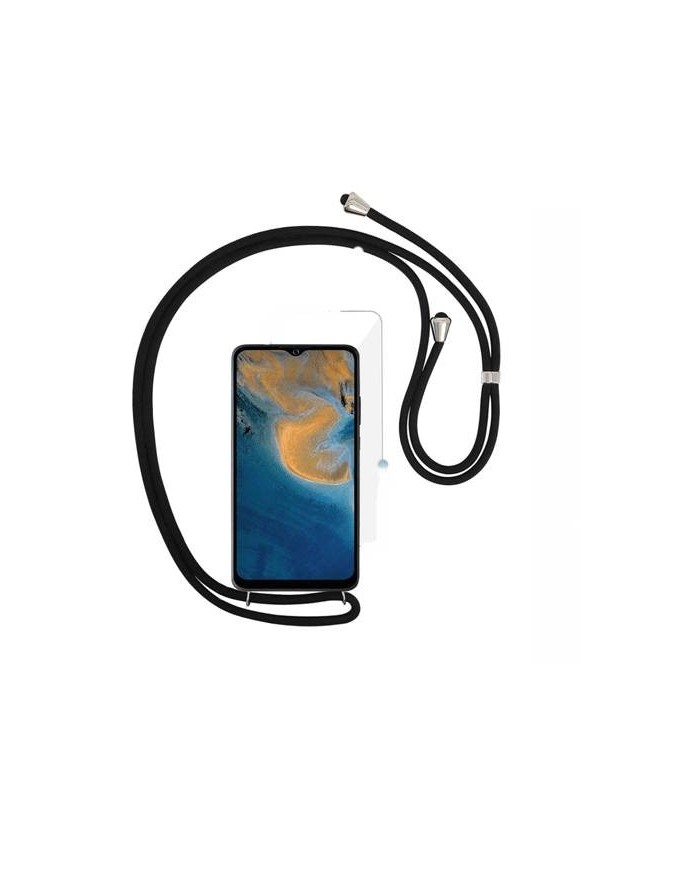 Funda de Silicona Premium con Cordones para Samsung Galaxy A12 (A125)