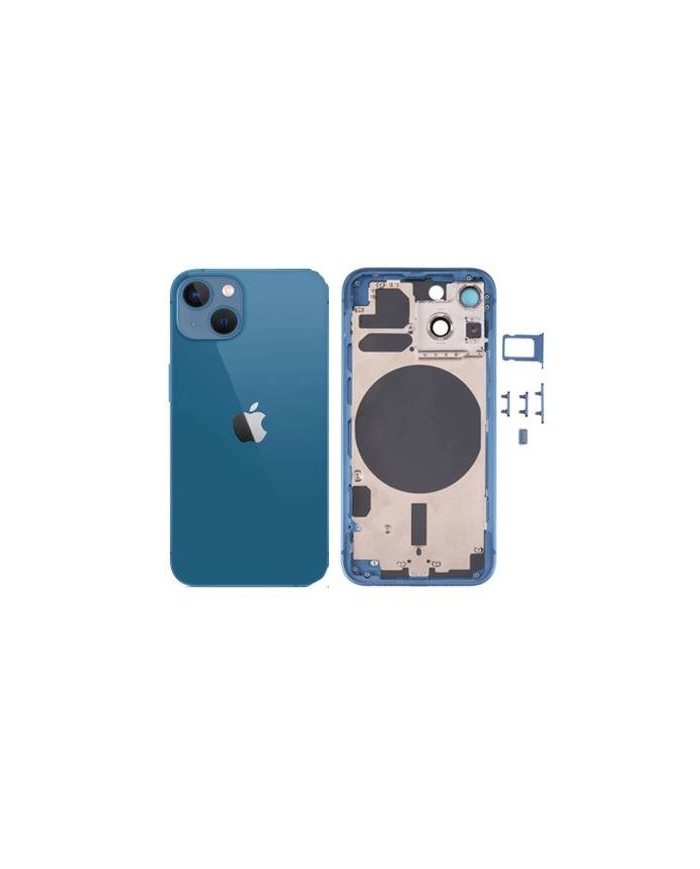 Chasis Carcasa Trasera iPhone 13 Mini Azul