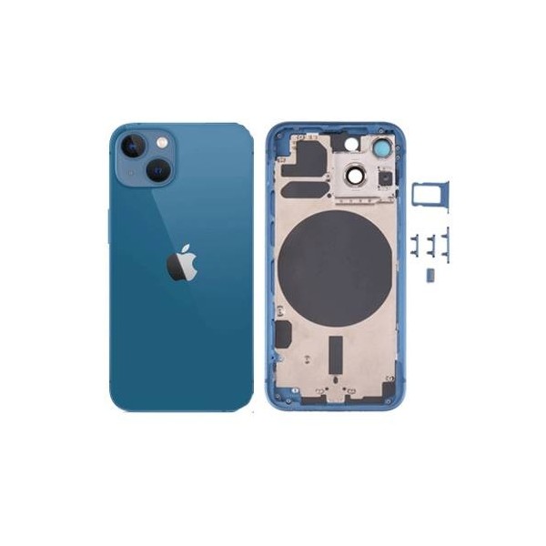 Chasis Carcasa Trasera iPhone 13 Mini Azul