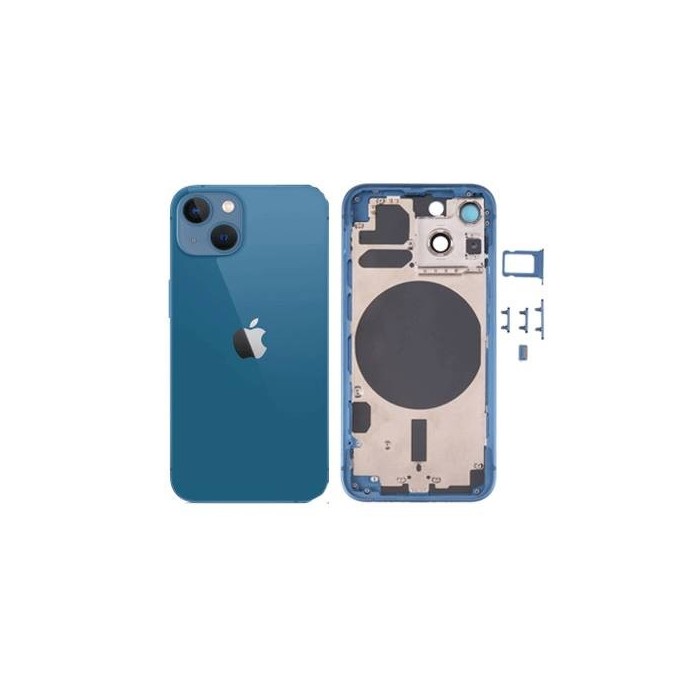 Chasis Carcasa Trasera iPhone 13 Azul