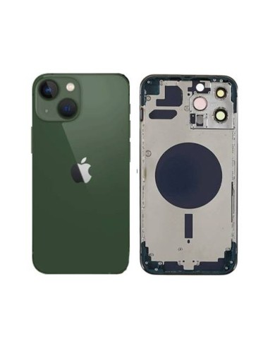 Chasis Carcasa Trasera iPhone 13 Mini Verde