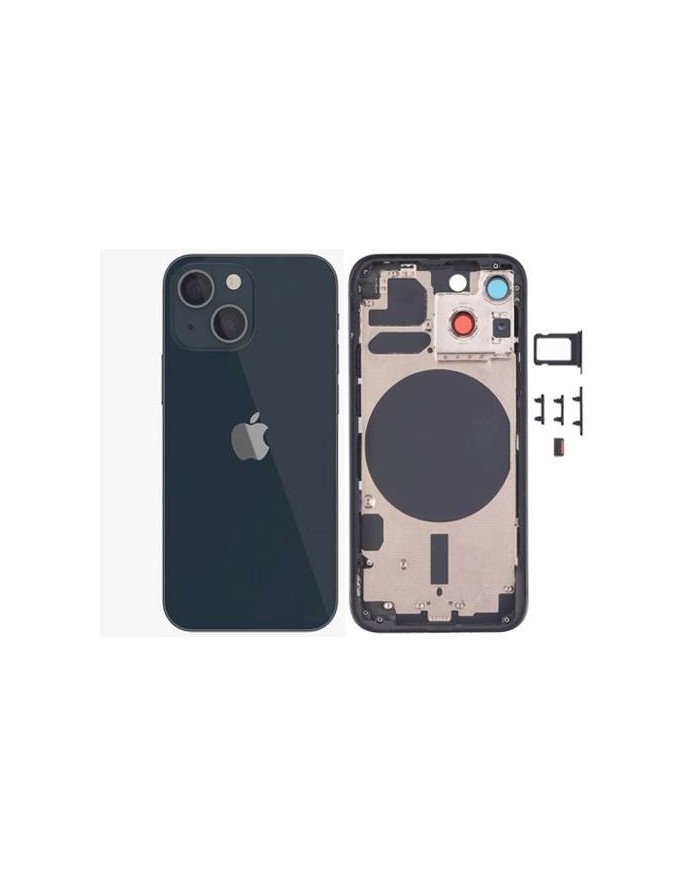 Chasis Carcasa Trasera iPhone 13 Mini Negro