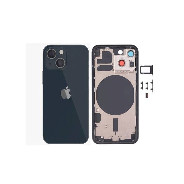 Chasis Carcasa Trasera iPhone 13 Mini Negro