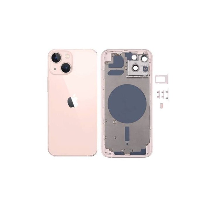 Chasis Carcasa Trasera iPhone 13 Rosa