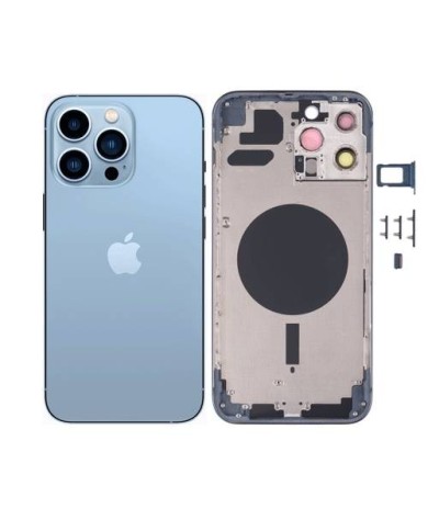 Chasis Carcasa Trasera iPhone 13 Pro Azul