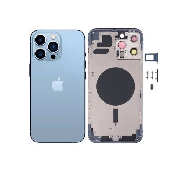 Chasis Carcasa Trasera iPhone 13 Pro Azul