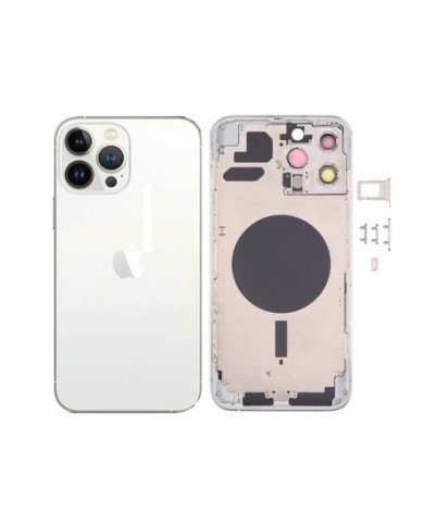 Chasis Carcasa Trasera iPhone 13 Pro Max Blanco