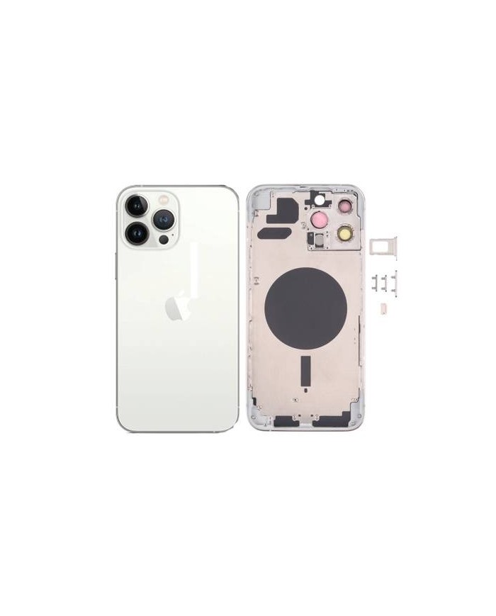 Chasis Carcasa Trasera iPhone 13 Pro Max Blanco