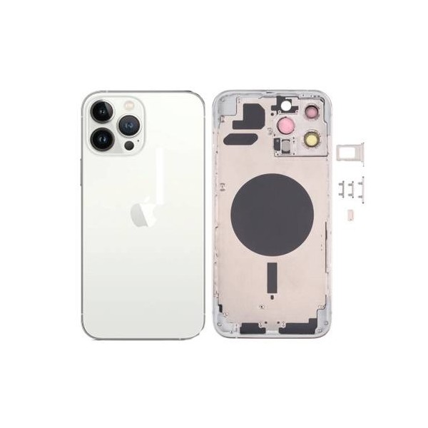 Chasis Carcasa Trasera iPhone 13 Pro Max Blanco