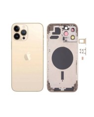 Chasis Carcasa Trasera iPhone 13 Pro Max Dorada
