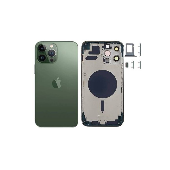 Chasis Carcasa Trasera iPhone 13 Pro Verde