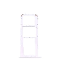 Bandeja Dual-Sim y Micro-SD Samsung Galaxy A03s A037 Blanco