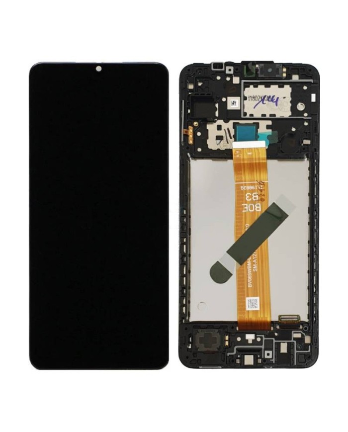 Pantalla Original Lcd + Tactil con Marco para Samsung Galaxy A12, A127