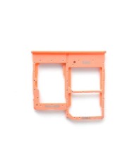 Bandeja Sim y MicroSD Samsung Galaxy A20e, A202 Naranja