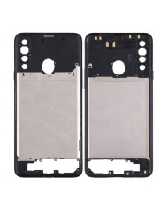 Carcasa Intermedia para Samsung Galaxy A20s, A207 Negro
