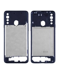 Carcasa Intermedia Samsung Galaxy A20s, A207 Azul