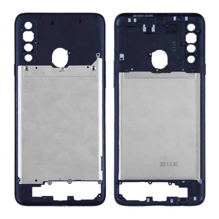 Carcasa Intermedia Samsung Galaxy A20s, A207 Azul