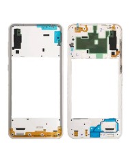 Carcasa Intermedia Samsung Galaxy A30s (A307) Blanco