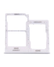 Bandeja Dual Sim y MicroSd Samsung Galaxy A41 (A415) Blanca