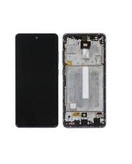 Pantalla Completa Original con Marco Samsung Galaxy A52 (A525) Plata