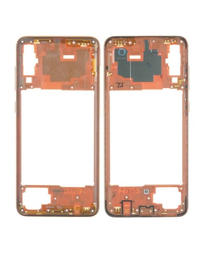 Carcasa Intermedia Samsung Galaxy A70 (A705) Naranja