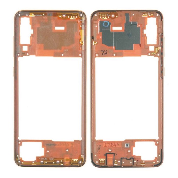 Carcasa Intermedia Samsung Galaxy A70 (A705) Naranja