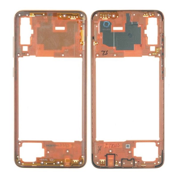 Carcasa Intermedia Samsung Galaxy A70 (A705) Naranja