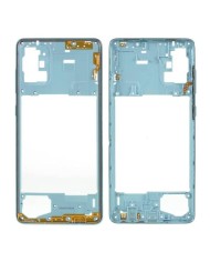 Carcasa Intermedia Samsung Galaxy A71 (A715) Azul